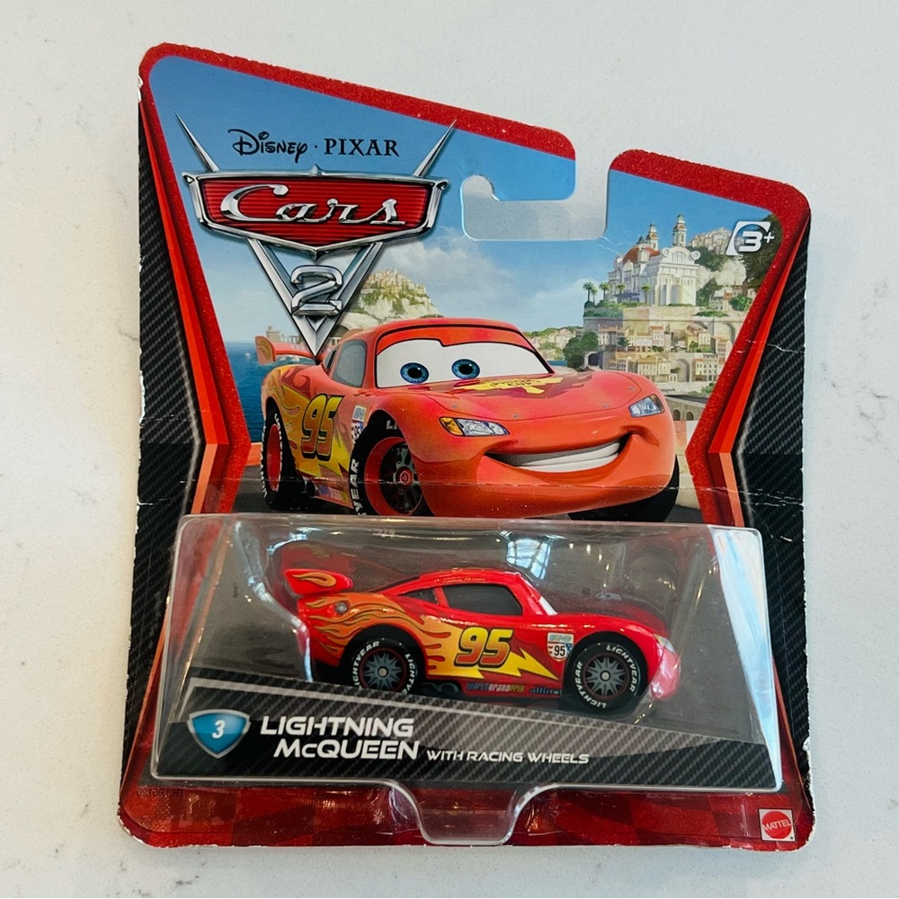 Mattel Cars Lightning McQueen Toy - Red and Yellow